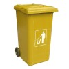 Thùng rác nhựa y tế 120 lít màu vàng
