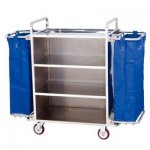 Xe đẩy dọn phòng 3 tầng E23A
